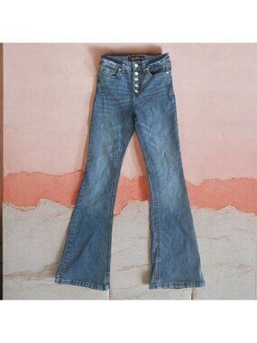 INDIGO REIGN High Rise Flare Leg Jeans Size 26